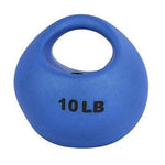 CanDo One Handle Medicine Ball - 10 lb - Blue