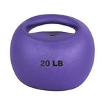 CanDo One Handle Medicine Ball - 20 lb - Purple