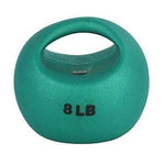 CanDo One Handle Medicine Ball - 8 lb - Green