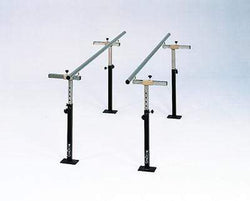 CanDo Floor Mounted Parallel Bars, Height & Width Adjustable, 12'