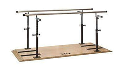 CanDo Platform Mounted Parallel Bars, Height & Width Adjustable, 400 LB Capacity, 7'