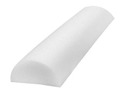 CanDo CanDo¨ PE Foam Rollers CanDo¨ Foam Roller - White PE foam - 6" x 30" - Half-Round