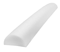 CanDo CanDo¨ PE Foam Rollers CanDo¨ Foam Roller - White PE foam - 6" x 48" - Half-Round