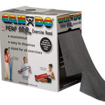 CanDo Latex Free Exercise Band - 100 yard Perf 100 roll - Black - x-heavy