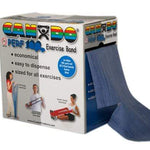 CanDo Latex Free Exercise Band - 100 yard Perf 100 roll - Blue - heavy