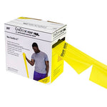 CanDo CanDo Perf 100 Low Powder Exercise Band CanDo Low Powder Exercise Band - 100 yard Perf 100 roll - Yellow - x-light