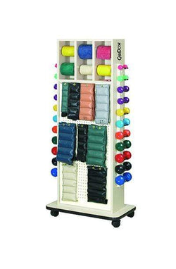 CanDo Weight & Mirror Mobile Rack, w/out accessories