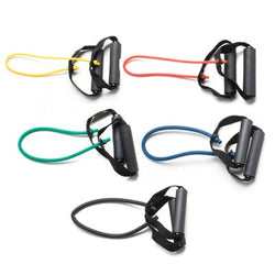 CanDo CanDo Tubing with Handles CanDo Tubing with Handles Exerciser - 18", 5-piece set (1 each: yellow, red, green, blue, black)