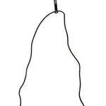CanDo over door exercise bar and tubing, Black - x-heavy