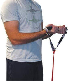 CanDo Exercise Band - Accessory - Foam Padded Adjustable Sports Handle - Each