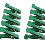 CanDo Graded Pinch Finger Exerciser, Replacement Pinch Pins, Set of 10, Green (Medium)