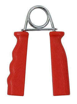 CanDo Ergonomic Hand Grip, Pair - Red, light - 6 lb