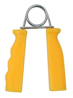 CanDo Ergonomic Hand Grip, Pair - Yellow, x-light - 3 lb