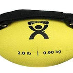 CanDo Handy Grip weight ball - 2 lb - Yellow