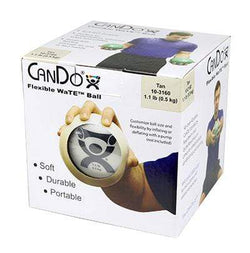 CanDo WaTE Ball - Hand-held Size - Tan - 5" Diameter - 1.1 lb