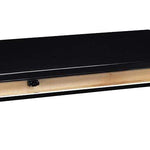 wooden platform table - economy electric hi-low, upholstered, 7' x 3' x (19" - 27")