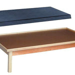 wooden platform table - 8' x 6' x 2", MAT ONLY