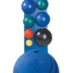 CanDo MVP Balance System - 10-Ball Set (2 each: yellow, red, green, blue, black), no rack