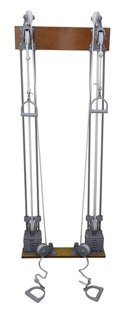 Chest Weight Pulley System - Dual handle (lower, mid) - two towers - 10 x 2.2 lb weights