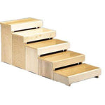 Wheelchair training stools, set of 5