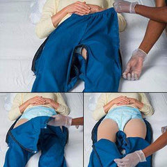 CareZips easy on/off pants, Blue, large (16-18)