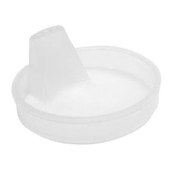 Replacement spout lid for "hand-to-hand" mug