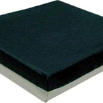 Wheelchair cushion with removable cover, gel/foam, 16 x 20 x 3