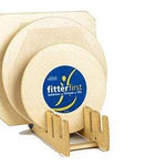 Wobble board set, 16" and 20" round board, 20" square board, with stand