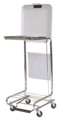 Graham Field Covered Square Rolling Hamper