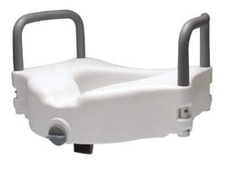Graham Field Locking Raised Toilet Seat With Removable Armrests