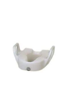 Maddak Elevated toilet seat with arms, elongated