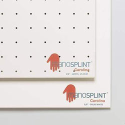 Manosplintª Carolina 1/8" x 18" x 24" 1% Perf White, 1 sheet