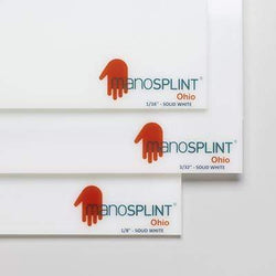 Manosplintª Ohio Solid White 3/32" x 18" x 24" Solid White, case of 4