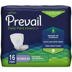 McKesson Liners Bladder Control Pad Prevail Daily Pant Liners Heavy Absorbency Adult Unisex
