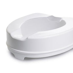 McKesson Raised Toilet Seats Raised Toilet Seat McKesson 4 Inch Height White 400 lbs. Weight Capacity; 1/EA