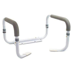 Toilet Safety Rail McKesson White Steel