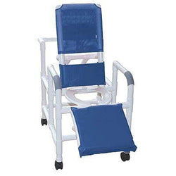 MJM Reclining shower chair with deluxe elevated leg extension