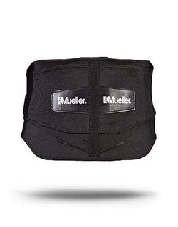Mueller Lumbar Back Brace w/ Removable Pad, Black, OSFM