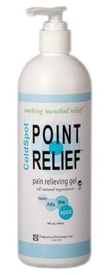 Point Relief ColdSpot Lotion - Gel Pump - 16 oz, 24 each