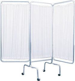 Presco Webber Three Panel Privacy Screen, White