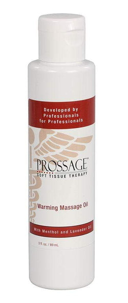 Prossage Warming Massage Oil - 3 oz bottle, case of 24