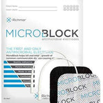 Micro Block Antimicrobial Electrodes, 2? x 2? Square White Cloth (10 packs of 4)