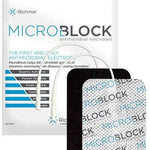 Micro Block Antimicrobial Electrodes, 3? x 5? Rectangle White Cloth (10 packs of 2)