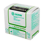 SEIRIN J-Type Acupuncture Needles, size 0/01 (0.14mm) x 30mm , box of 100 needles