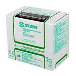 SEIRIN J-Type Acupuncture Needles, size 00/02 (0.12mm) x 30mm , box of 100 needles