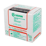 SEIRIN J-Type Acupuncture Needles, size 1 (0.16mm) x 30mm , box of 100 needles