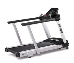 Spirit, CT800 Treadmill with medical handrails, 84" x 35" x 57"