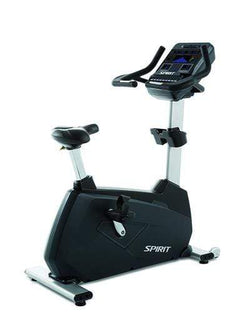 Spirit, CU900 Upright Bike, 77" x 32" x 67"