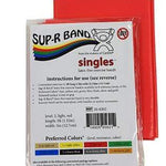 Sup-R Band Latex Free Exercise Band - 5 foot Singles, Red - light