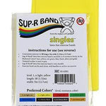 Sup-R Band Latex Free Exercise Band - 5-foot Singles, Yellow - x-light